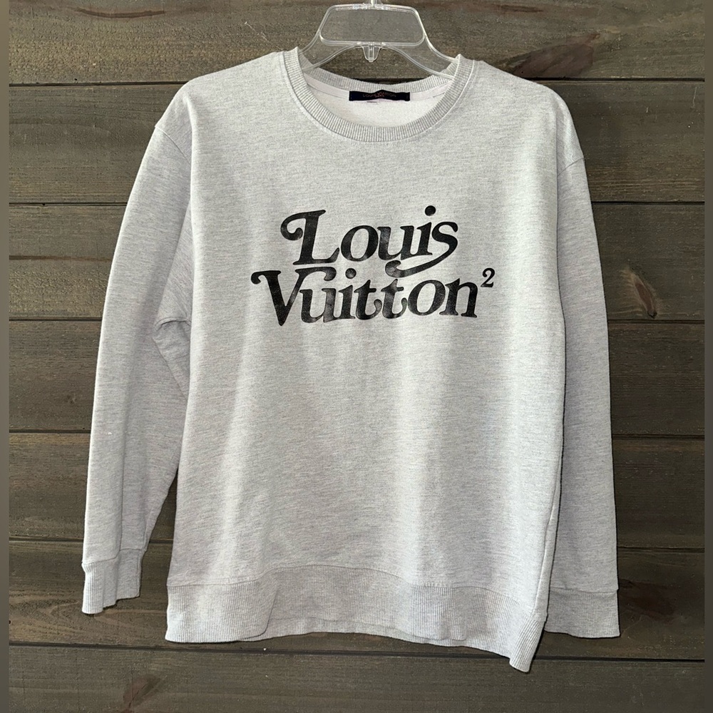 Louis Vuitton Gray Sweatshirt